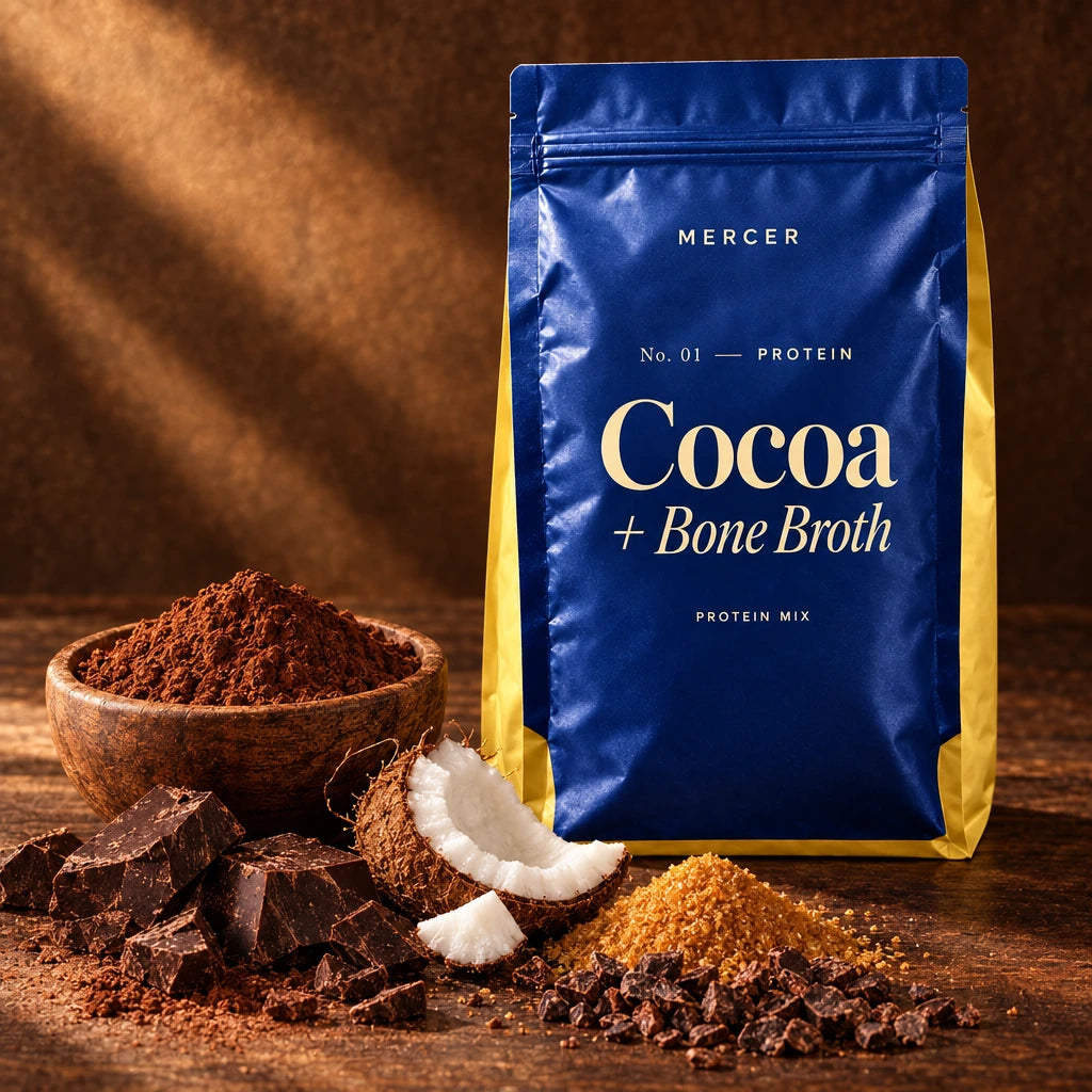 Mercer Cocoa + Bone Broth Protein Mix