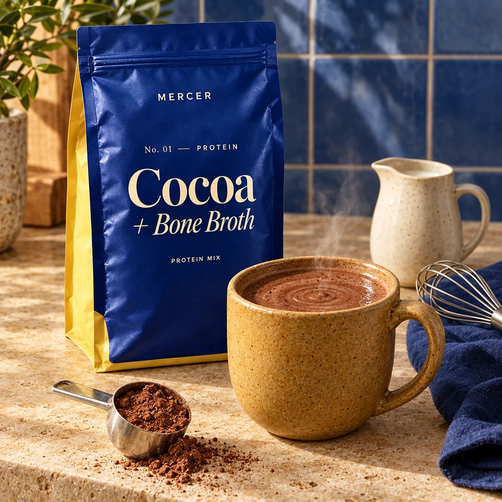 Mercer Cocoa + Bone Broth Protein Mix