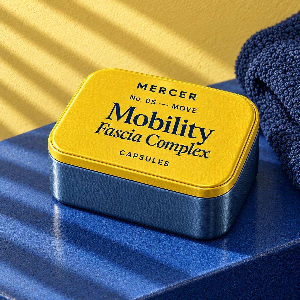 Mercer Fascia & Mobility Complex — three-quarter packshot