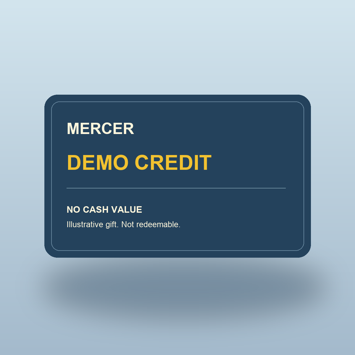 Mercer Demo credit